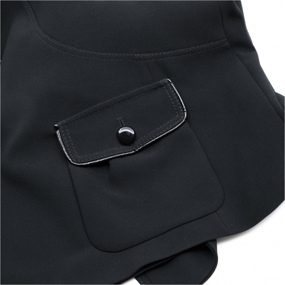 BASLER Black Jacket with Patent Leather Trim - Picture 7 of 13